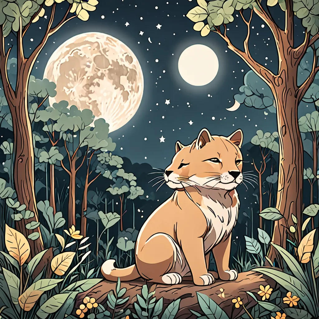 As Aventuras de Leo e Luna na Floresta Encantada