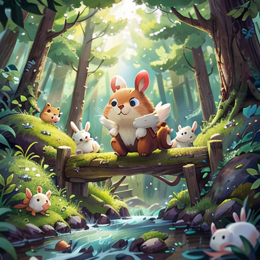 The Adventure Story of the Little Rabbit