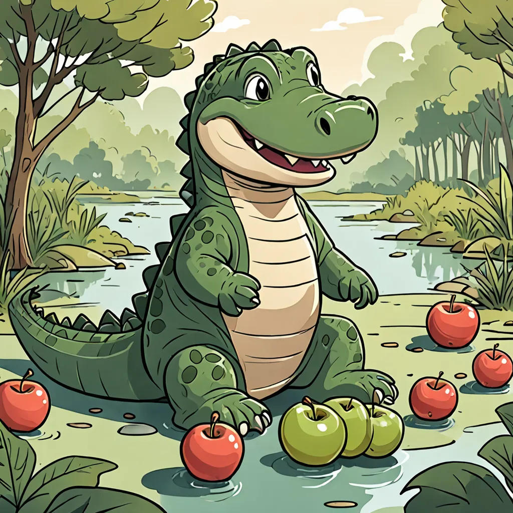 Annie The Alligator's Apple Adventure