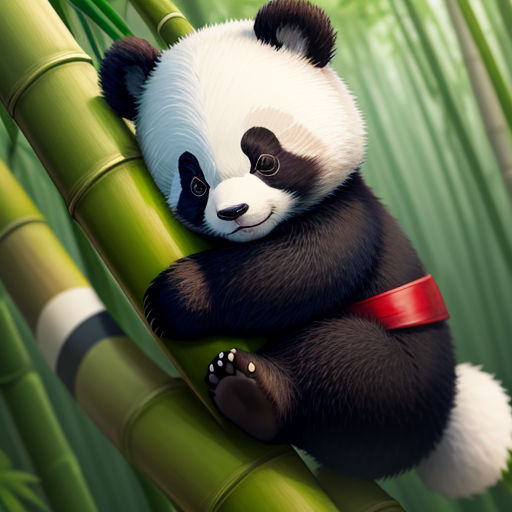 lazy panda wallpaper