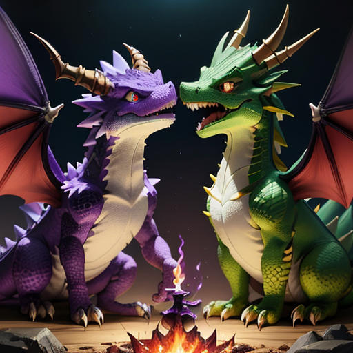 Spyro and Spike's Tummy Trouble