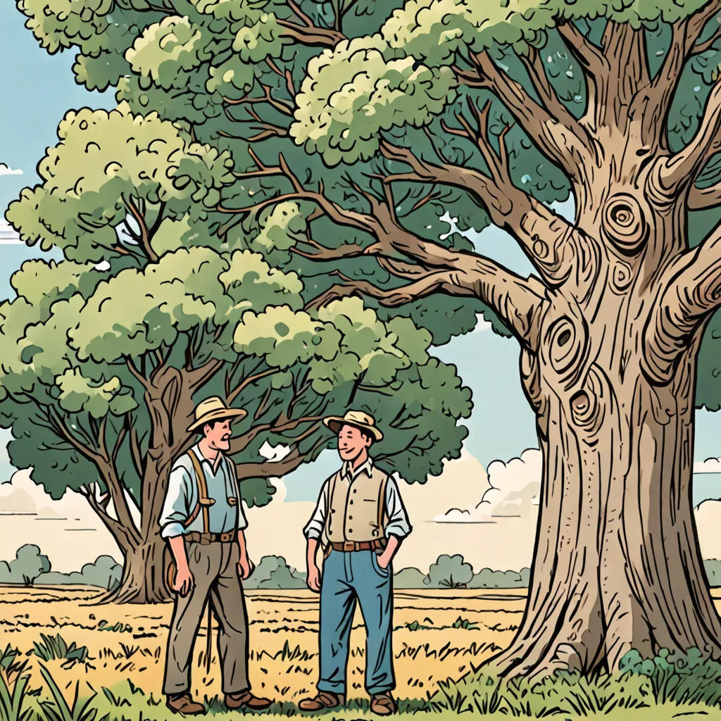 El Campesino y el Árbol Amigo