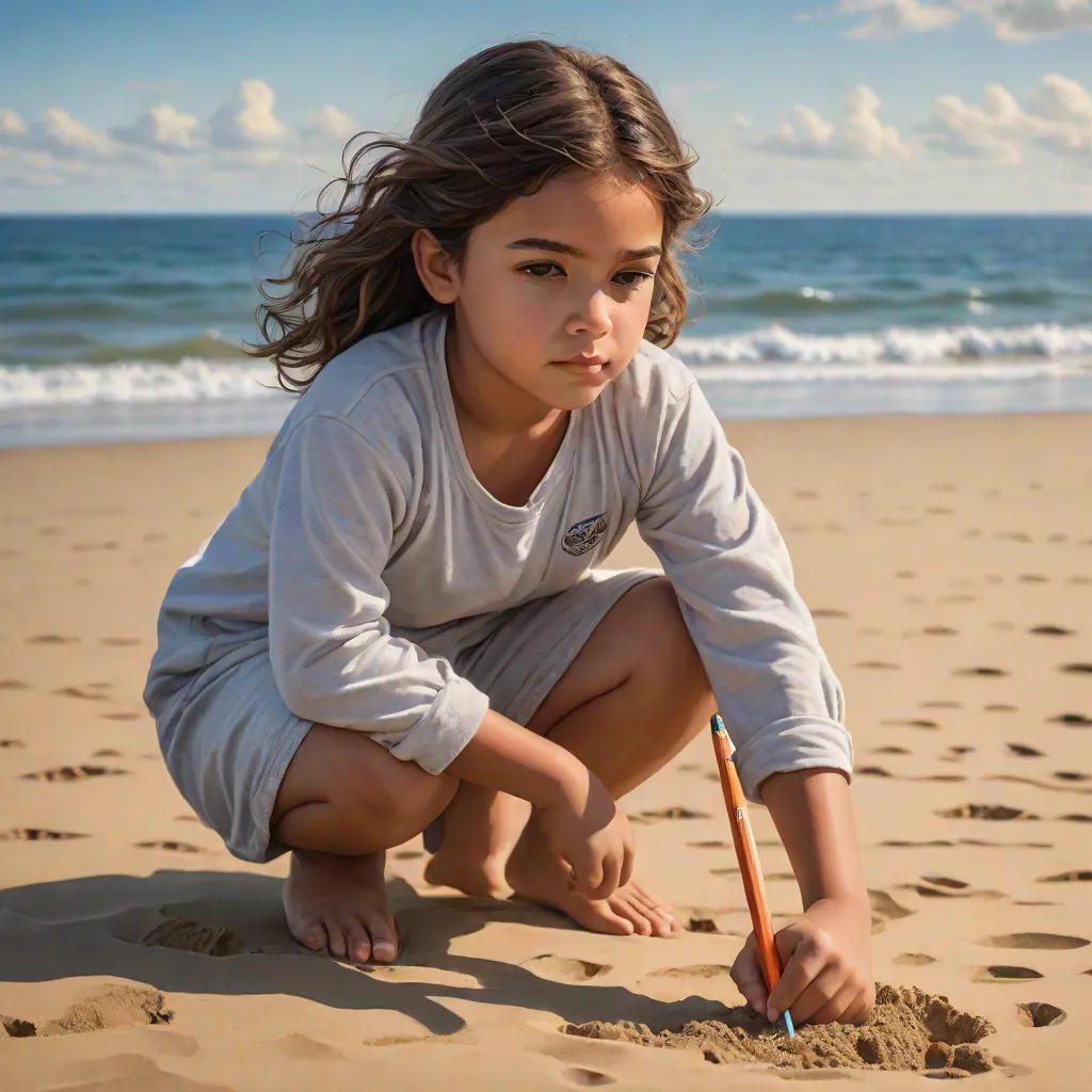 The Girl Who Drew Her Line