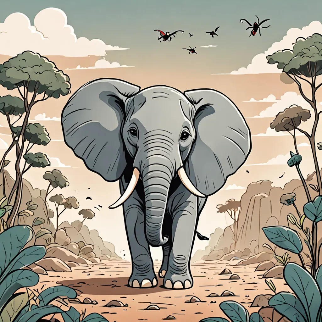 The Wise Elephant and the Clever Ant