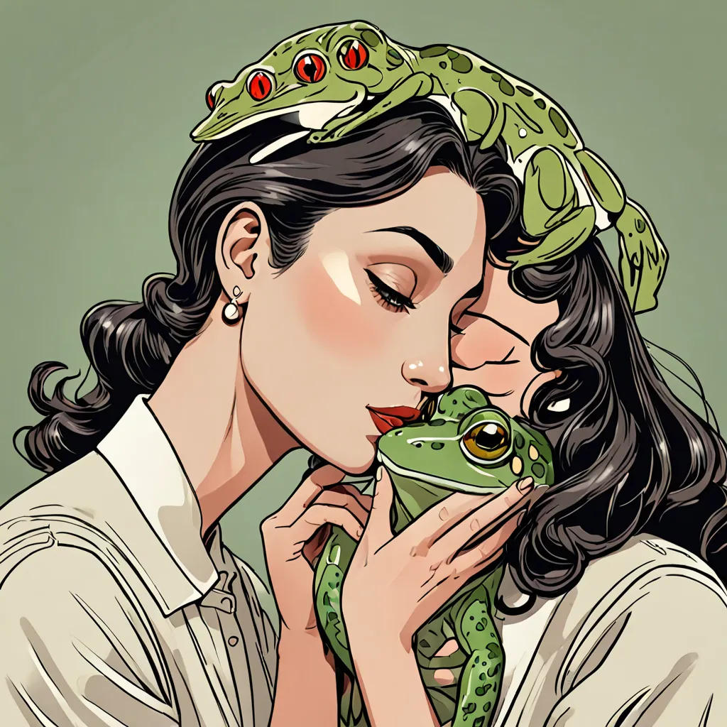 The Pirate Frog's Kiss