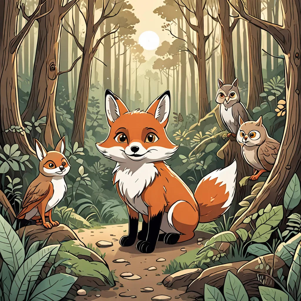 The Treasure Map of Red Fox