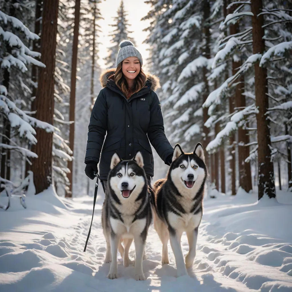 Madison and Her Brave Huskies