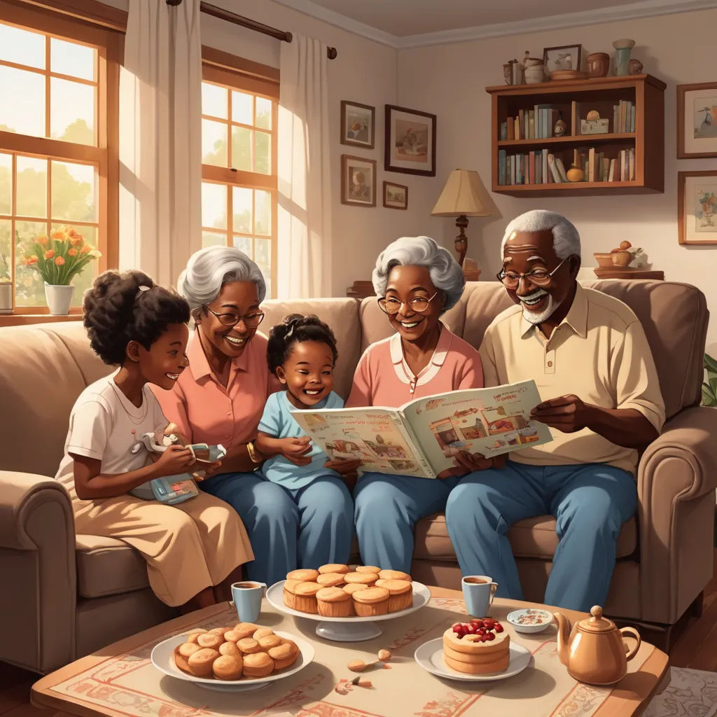 Love and Laughter at Grandma and Grandpa's House