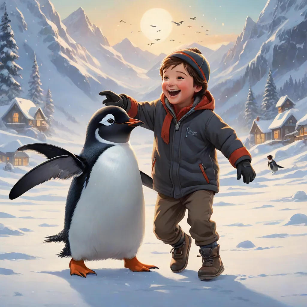 Gabe Meets a Penguin