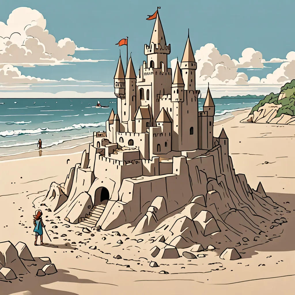 Emma's Sandy Adventure