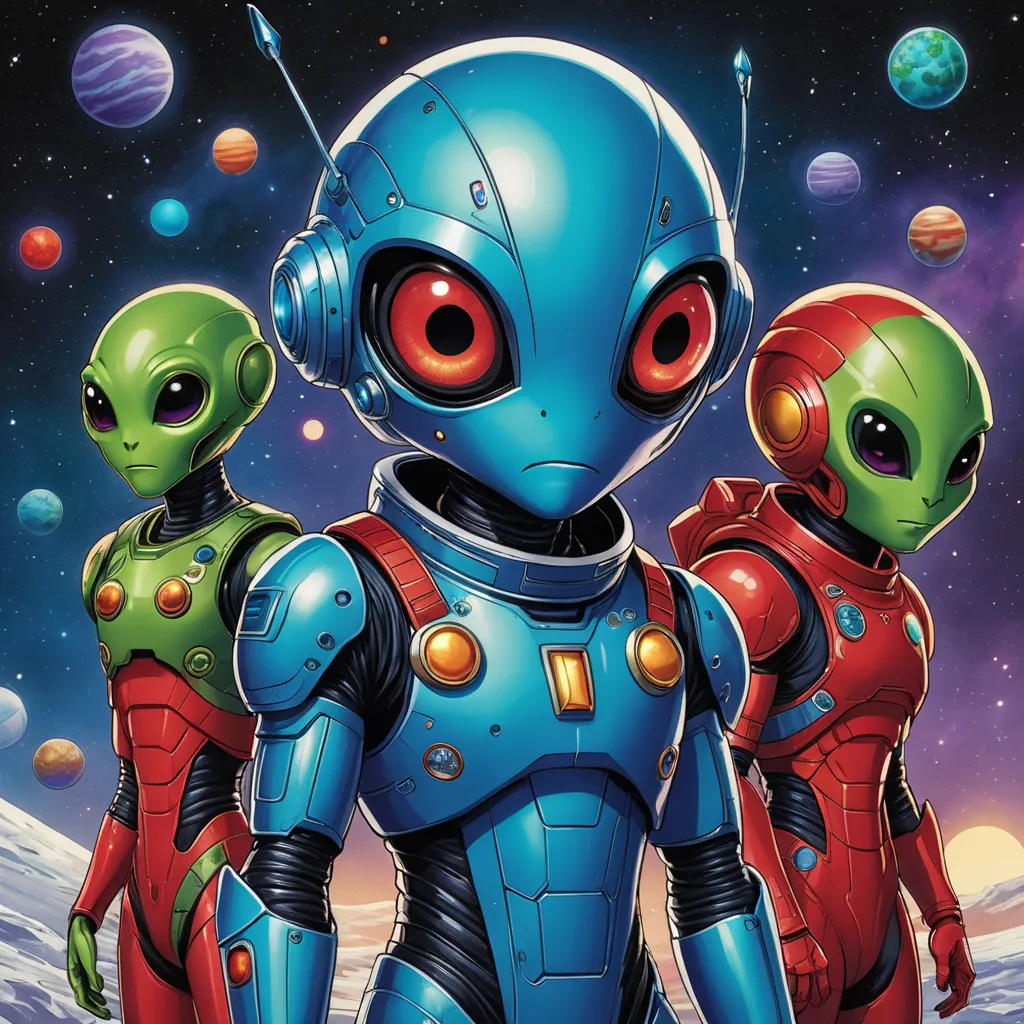 The Cosmic Quest of Captain Comet and Friends