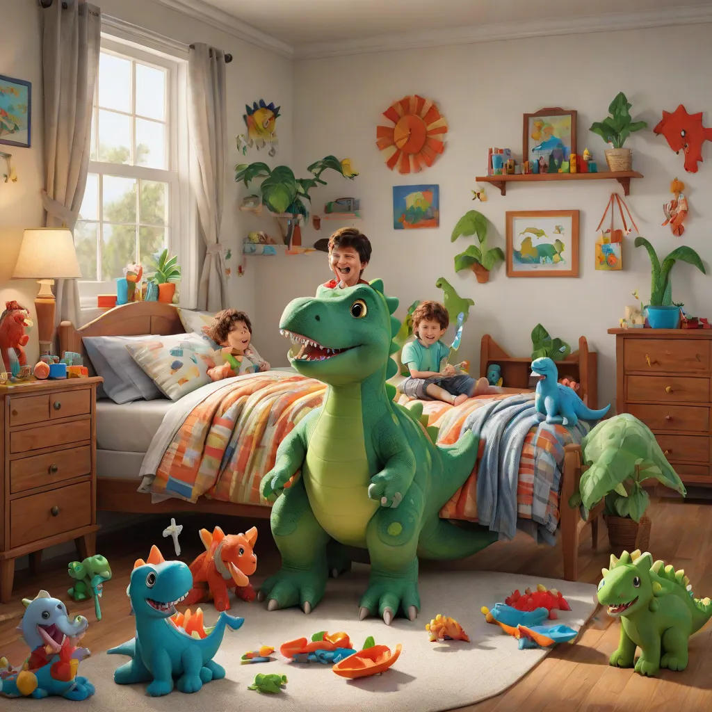 Tristan and the Dino Friends' Bedtime Adventure