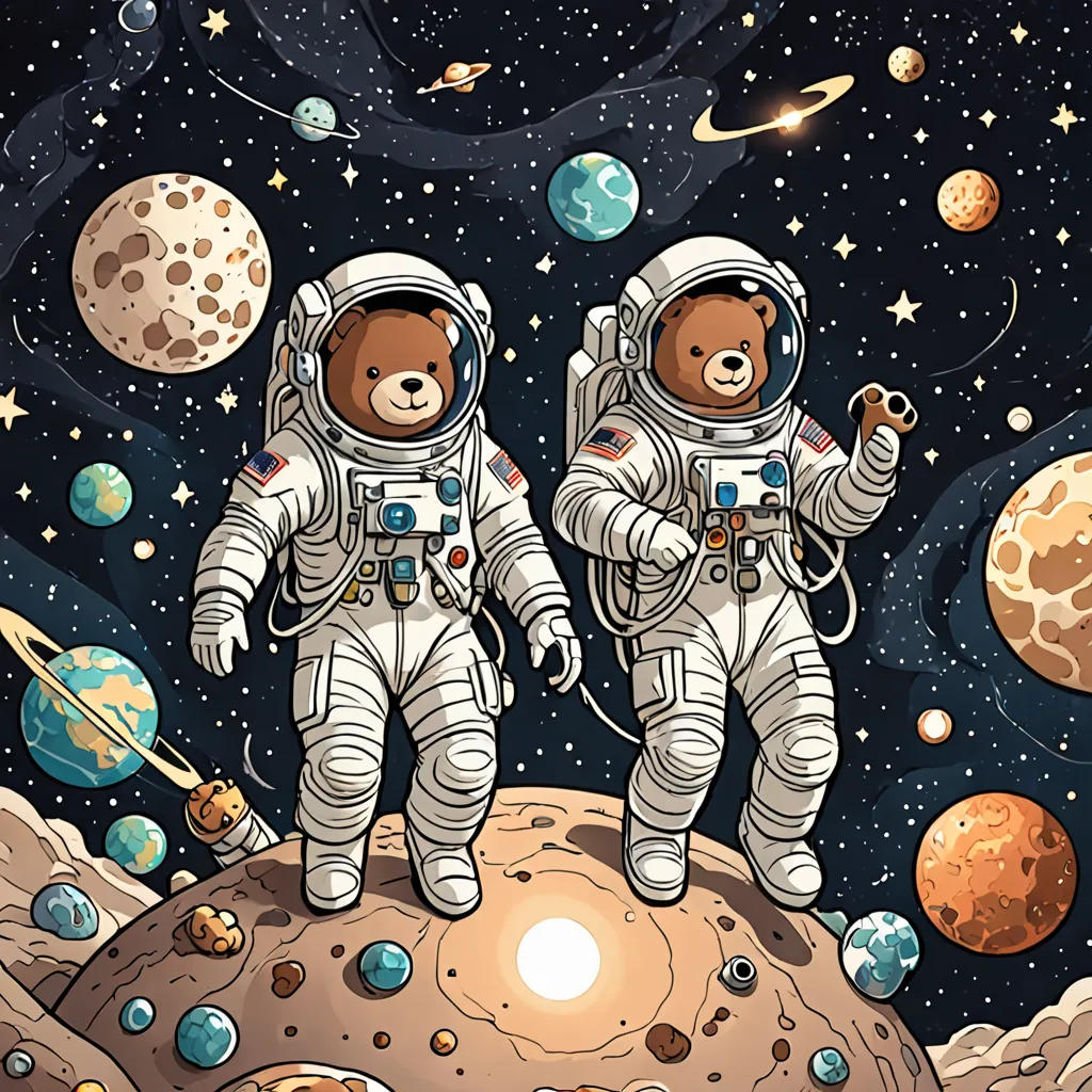 The Space Explorers' Bedtime Adventure