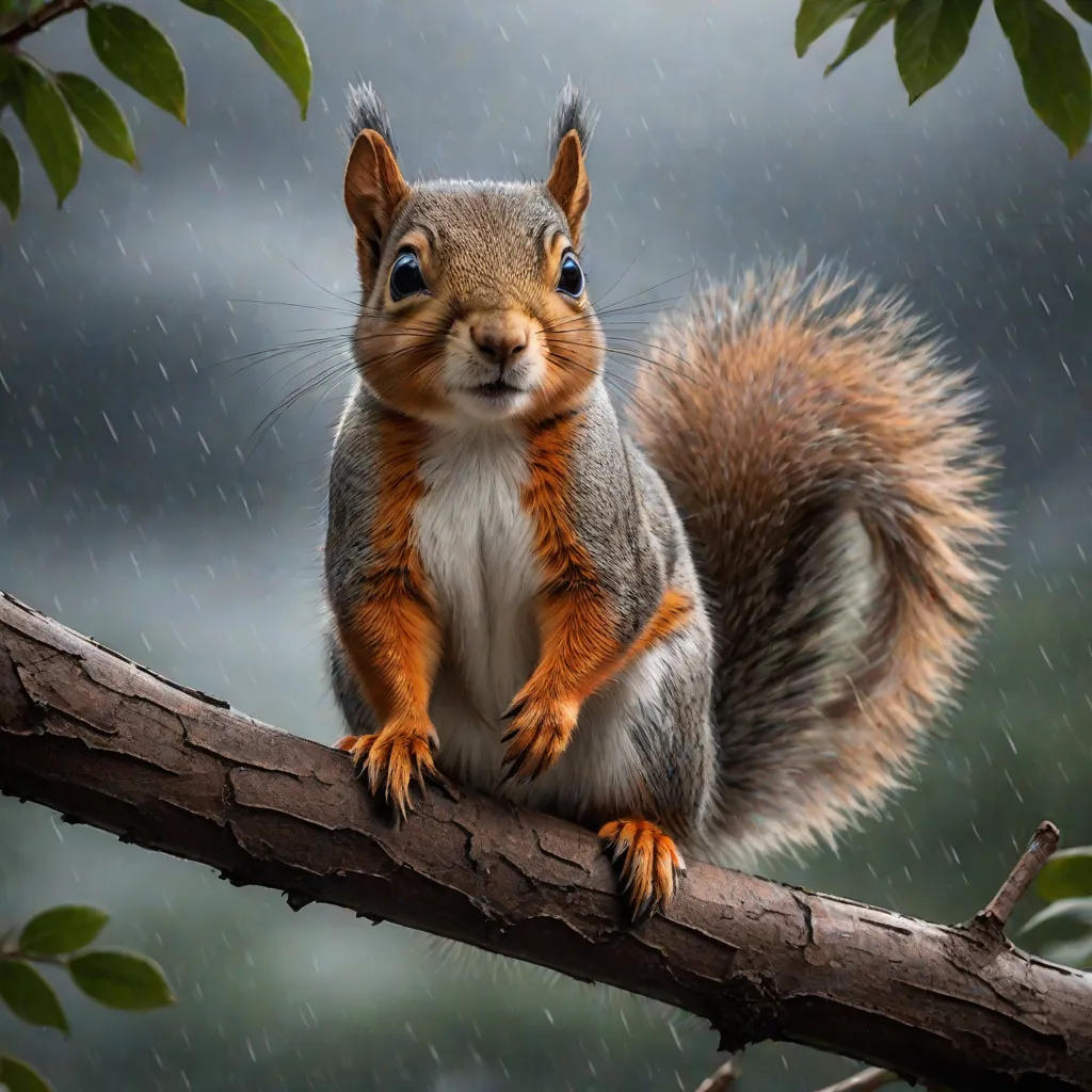 The Brave Little Squirrel