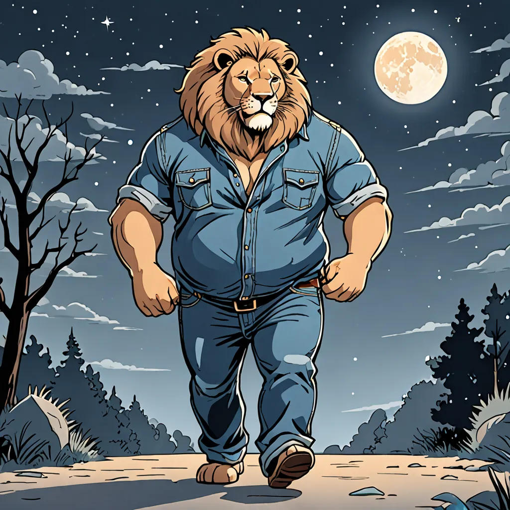 The Buff Lion's Sweet Journey