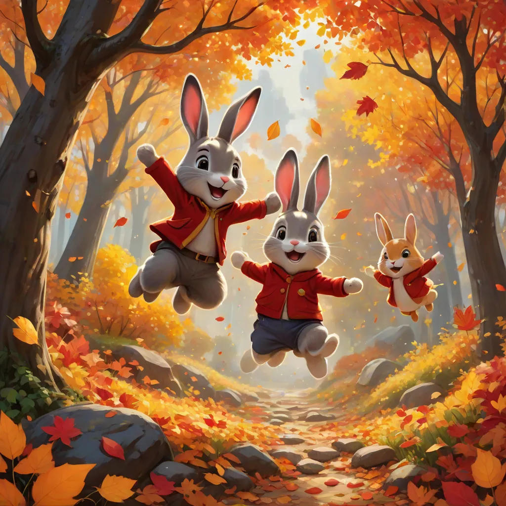 Rocky and Bunny's Fall Adventure