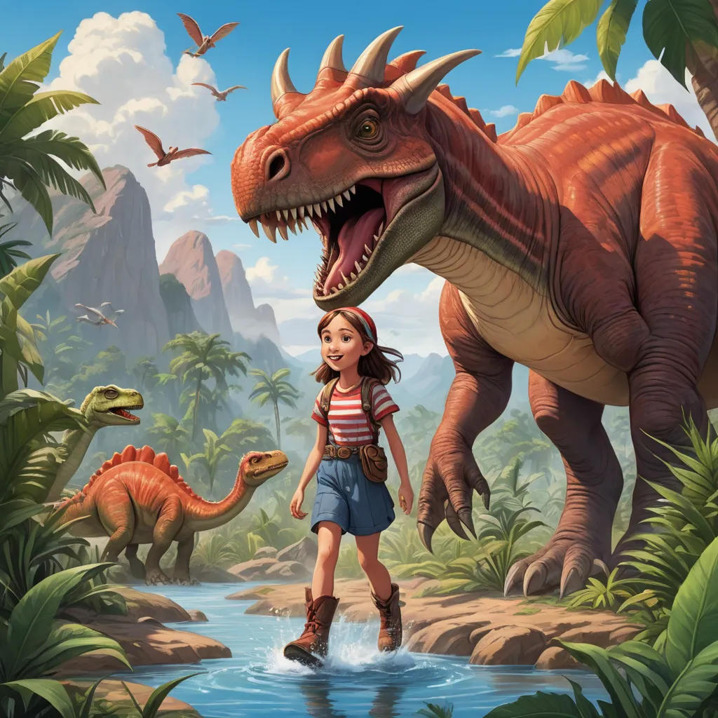 Eliza and the Friendly Dinosaurs