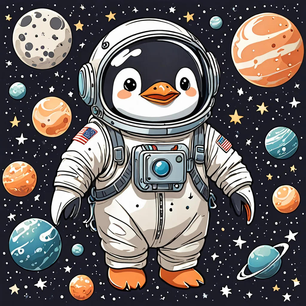 Penguin in Space