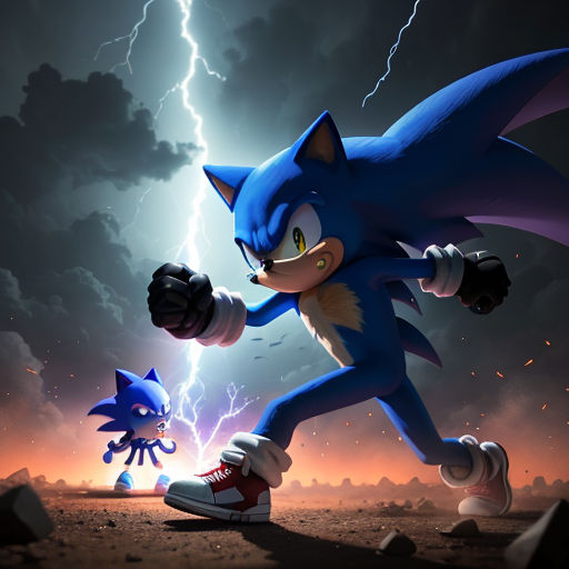 sonic vs mephiles