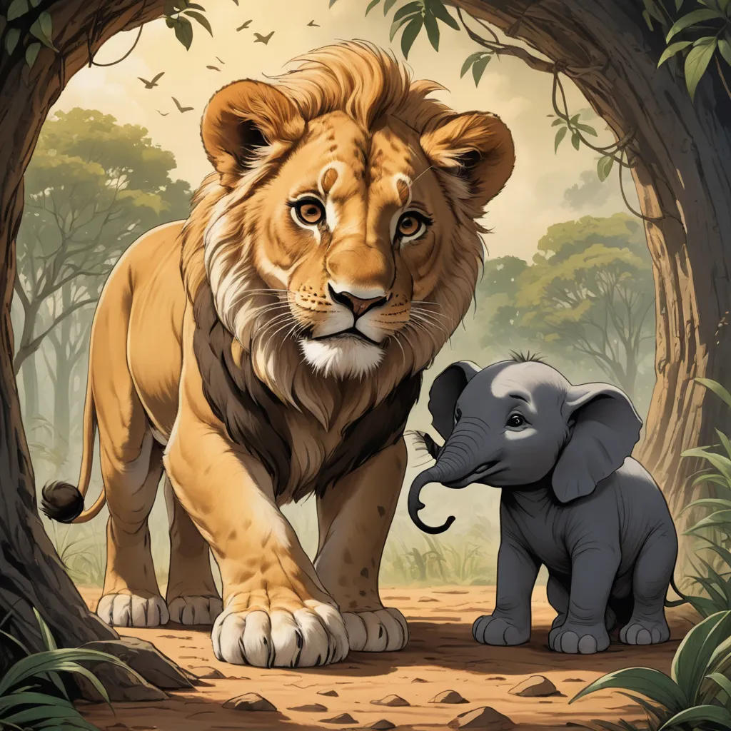 The Young Lion's Escape