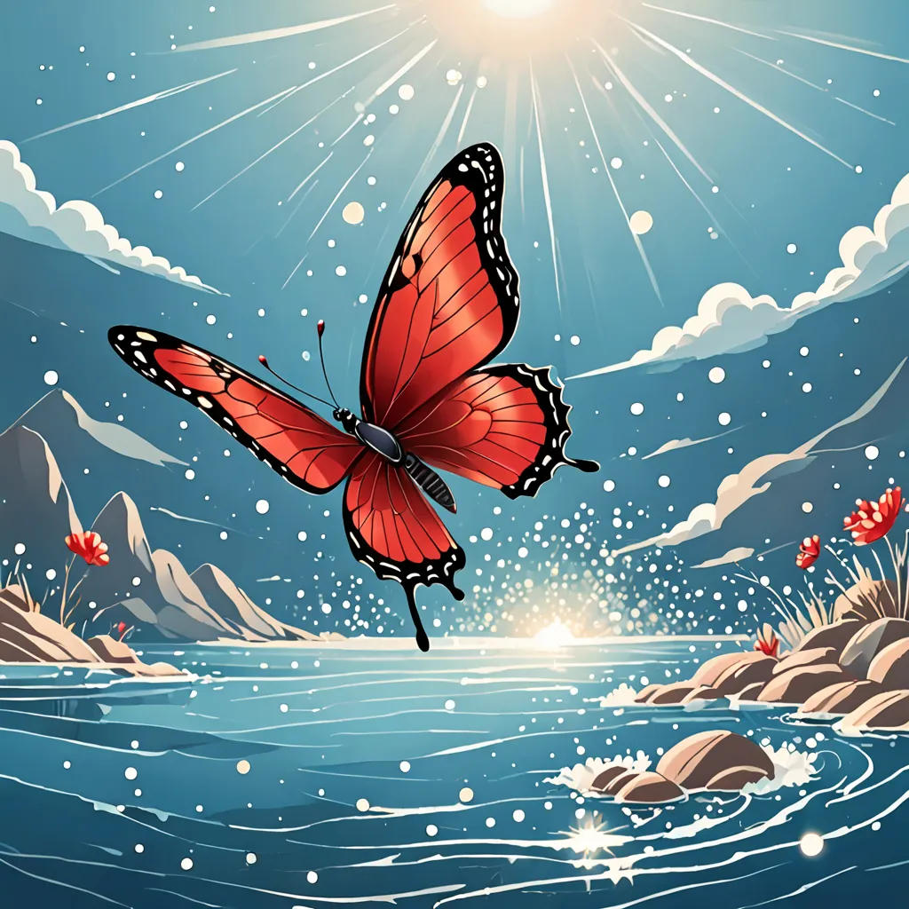 The Red Butterfly's Sea Adventure