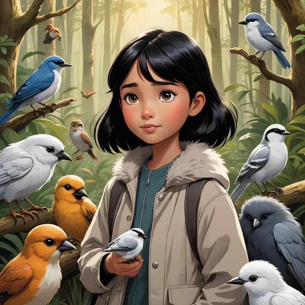 The Girl and the Animal Friends
