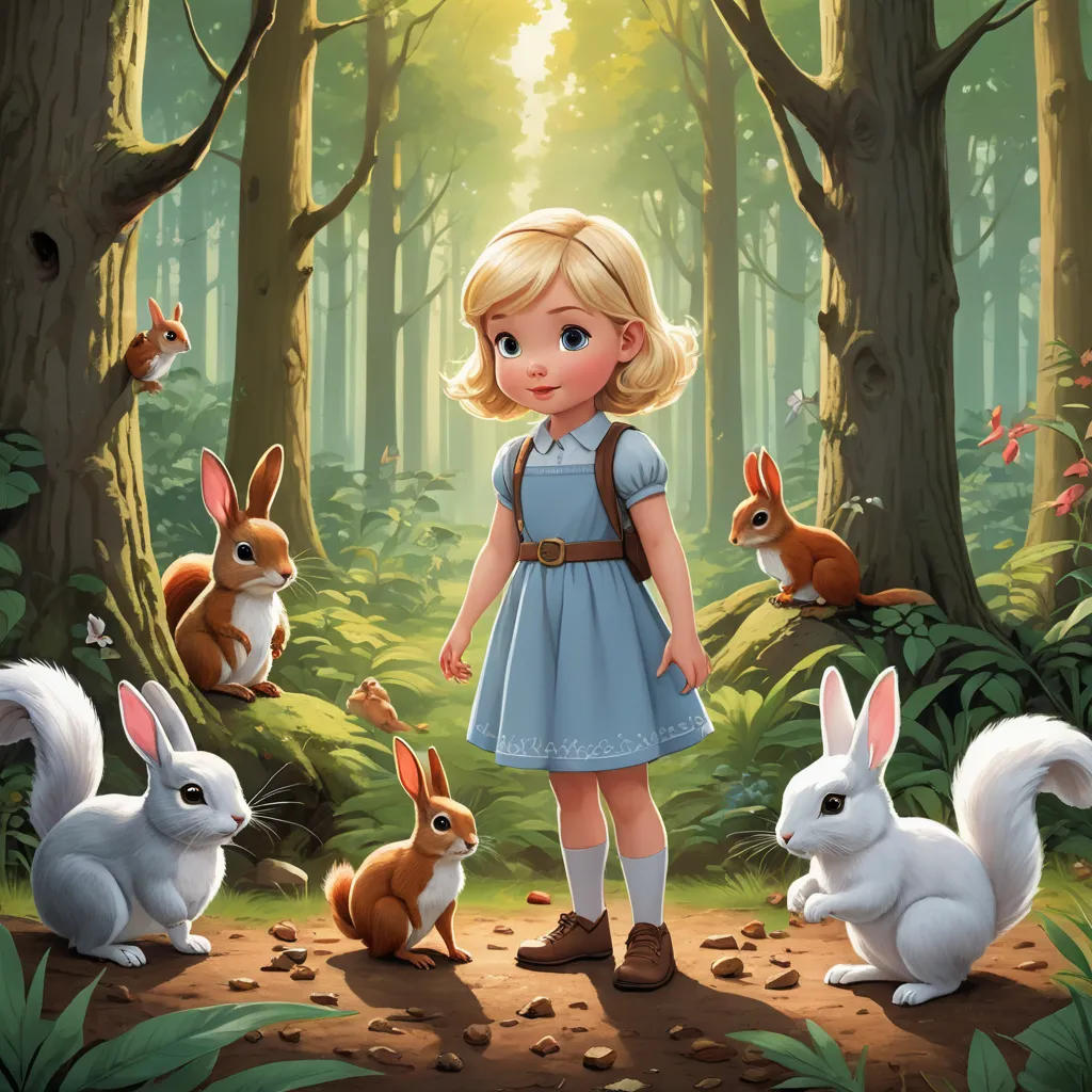 The Princess and Her Forest Friends