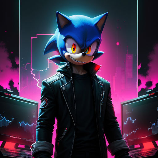 Download Chilling Stare of Sonic.EXE Wallpaper