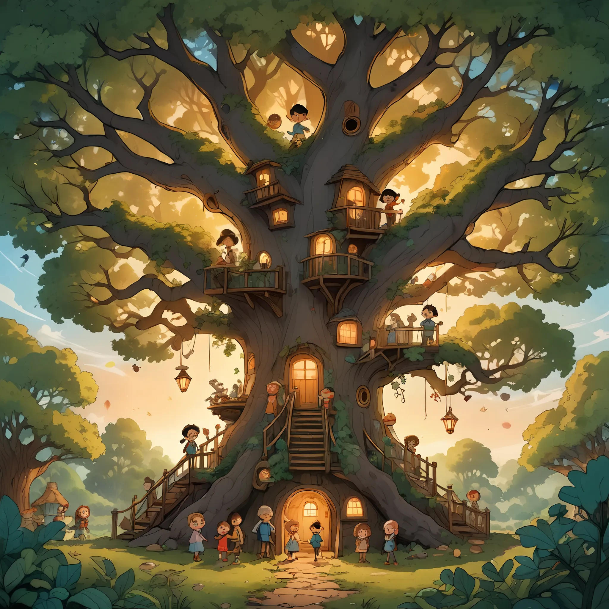 The Secret of the Enchanted Treehouse
