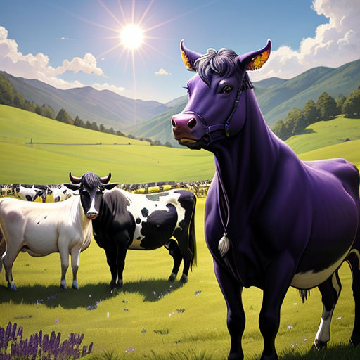 HD purple cow wallpapers