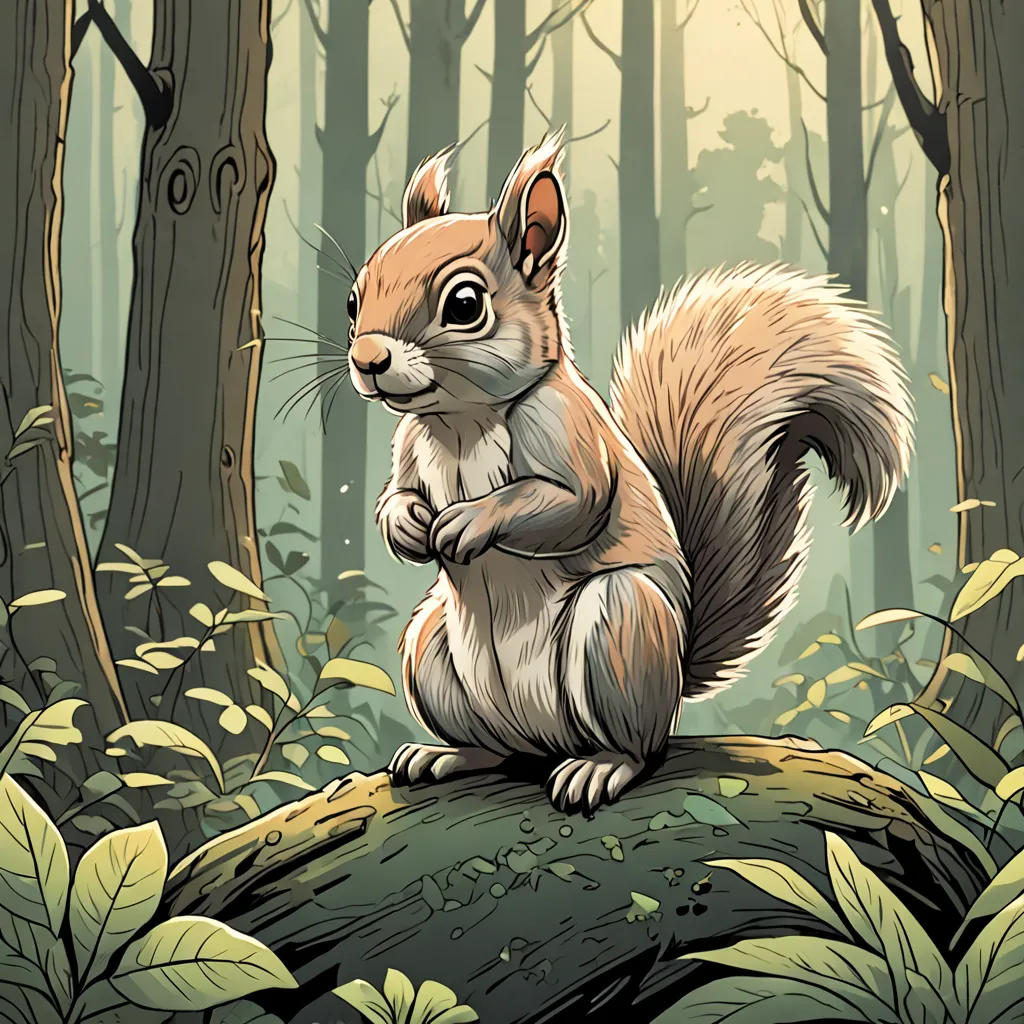 Sammy the Squirrel and the Enchanted Forest