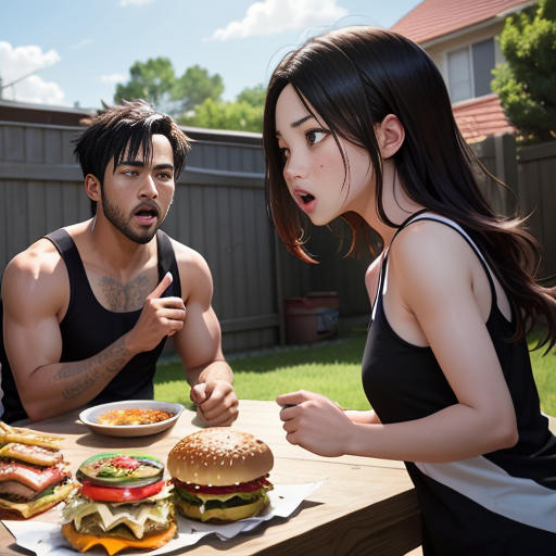 Burning Barbecue