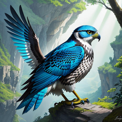 The Cyan Falcon's Quest