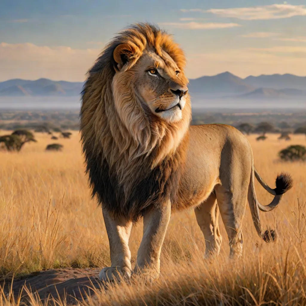 The Grey Head Lion: King of the Savannah