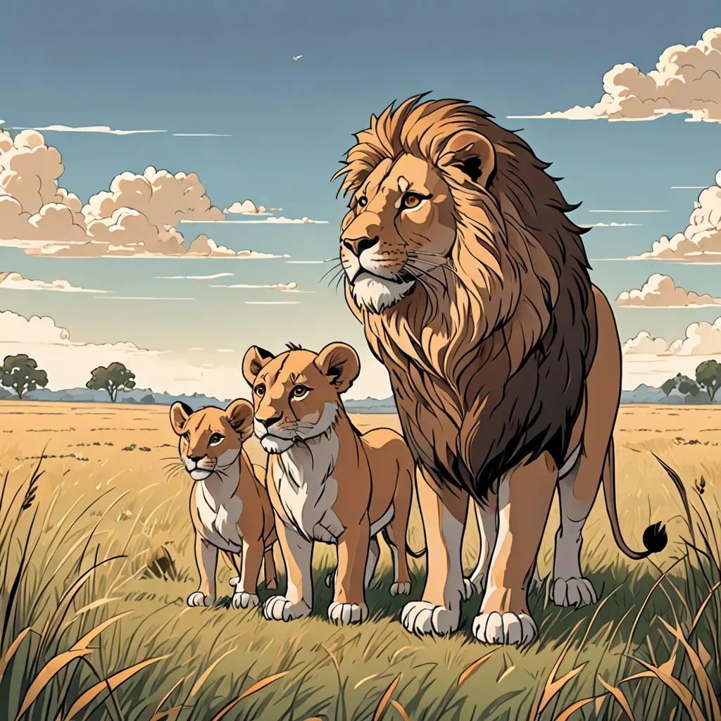 The Courageous Mouse and the Mighty Lion