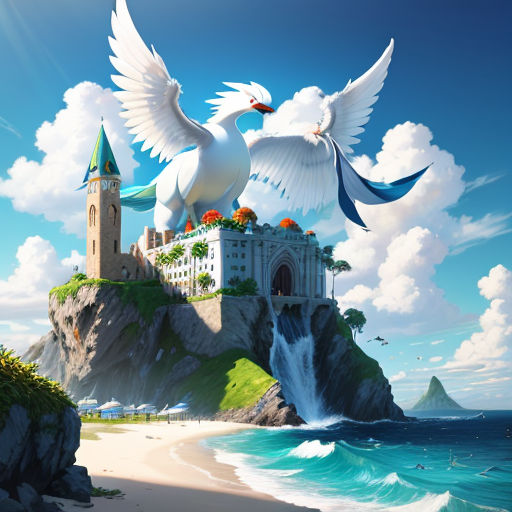 Download Fly Above the Clouds with Lugia.