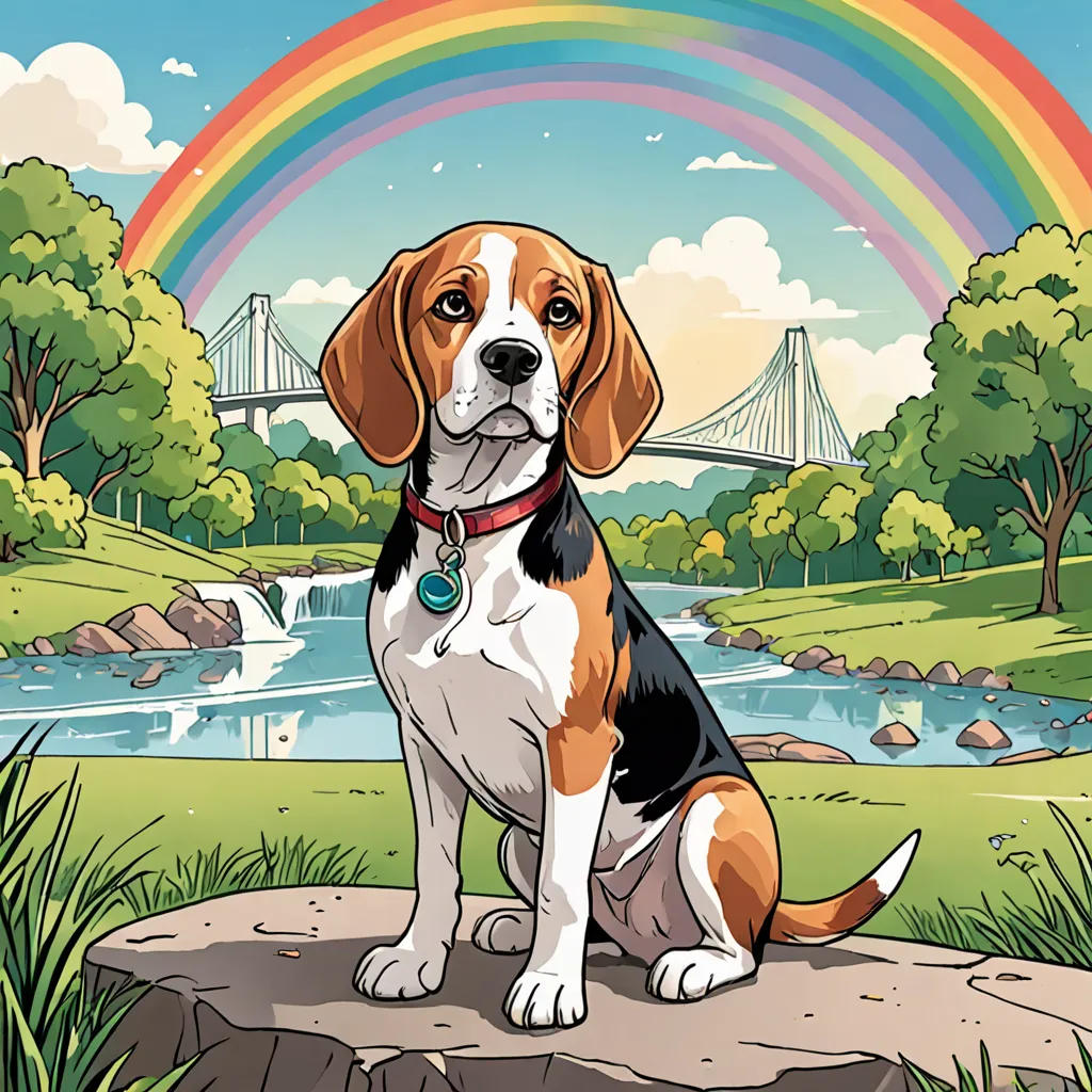 The Beagle and the Rainbow Bridge