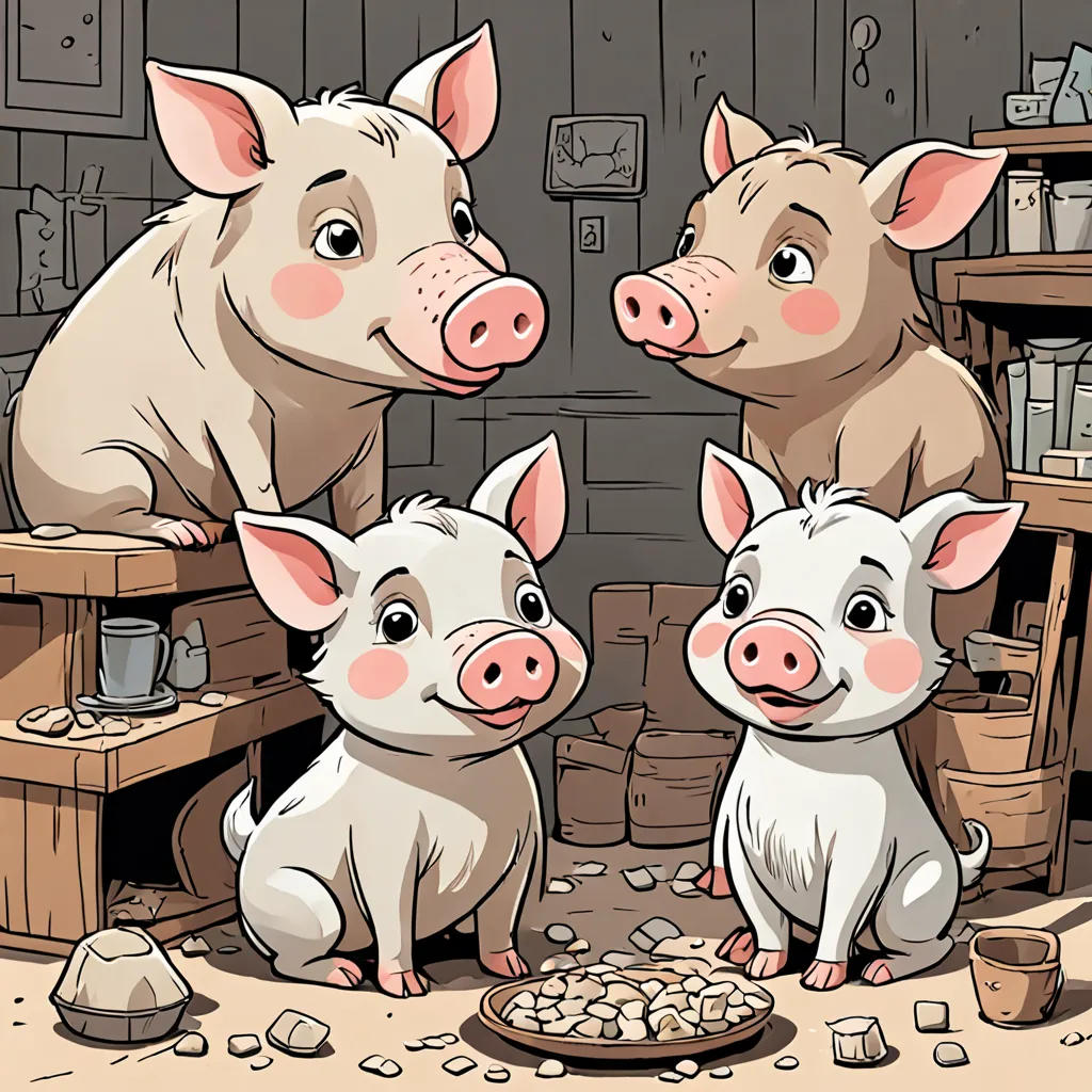 The Three Little Pigs - A Silly Retelling