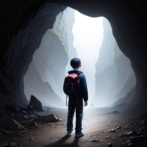The Adventurous Boy and the Mysterious Cave