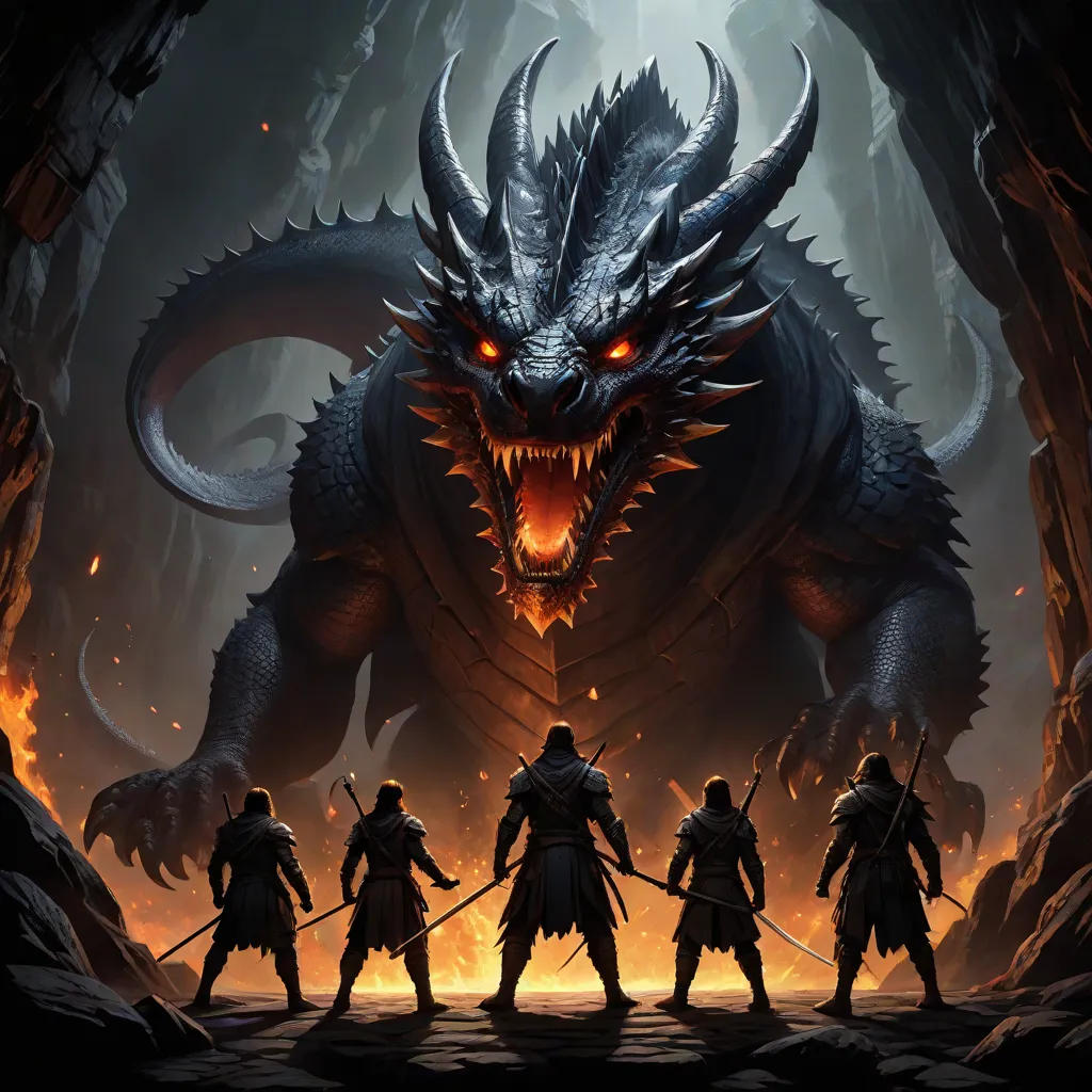 The Three Brothers and the Mighty Dragon