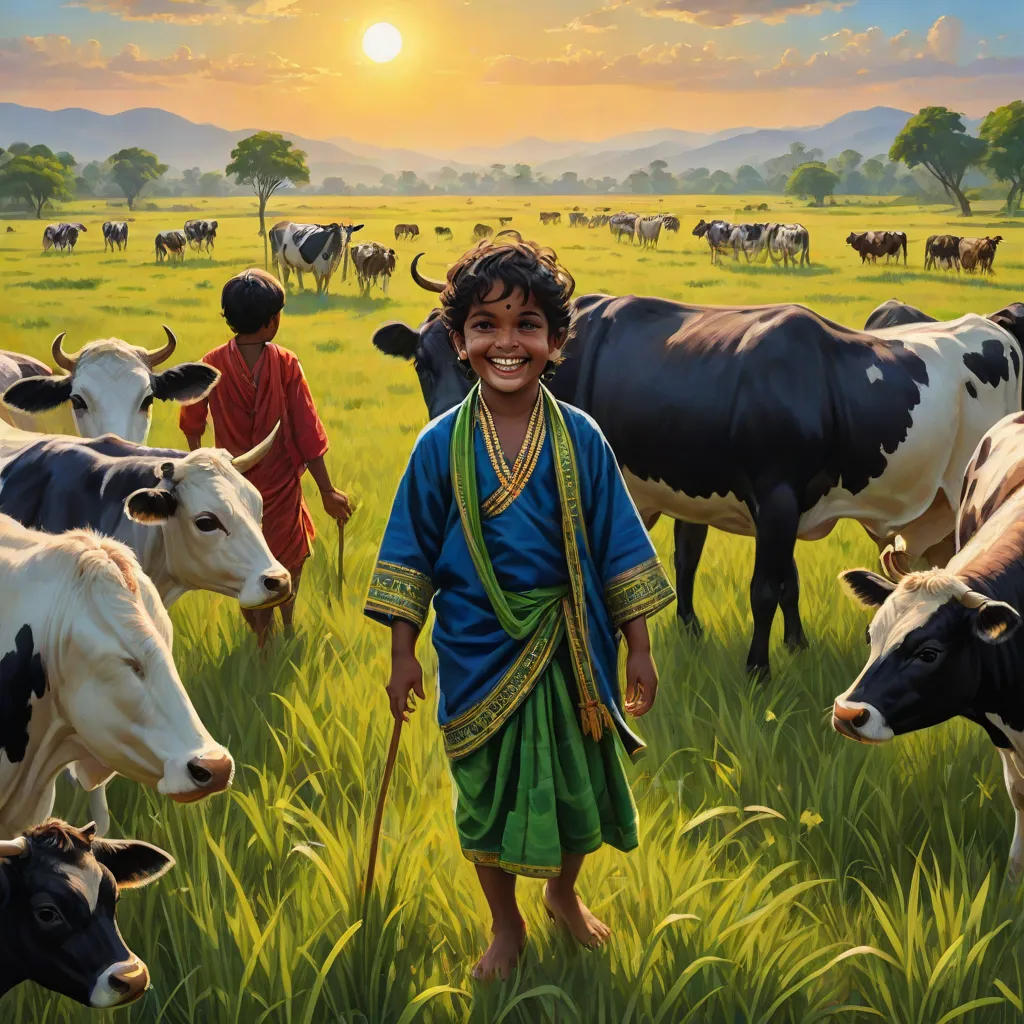 The Joyful Days of Krishna and His Friends