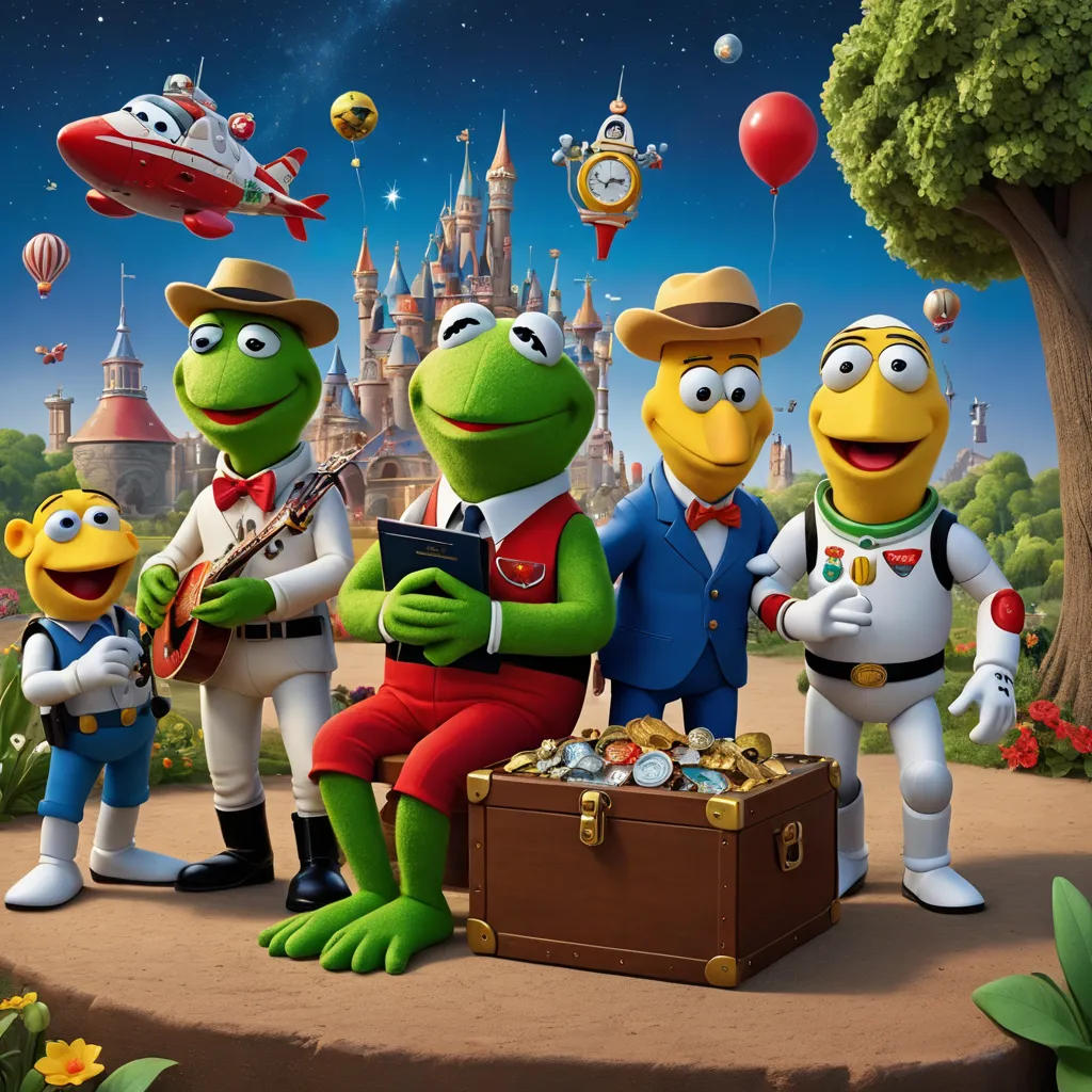 The Adventures of Joe, Kermit, Spongebob, Mickey, and Buzz