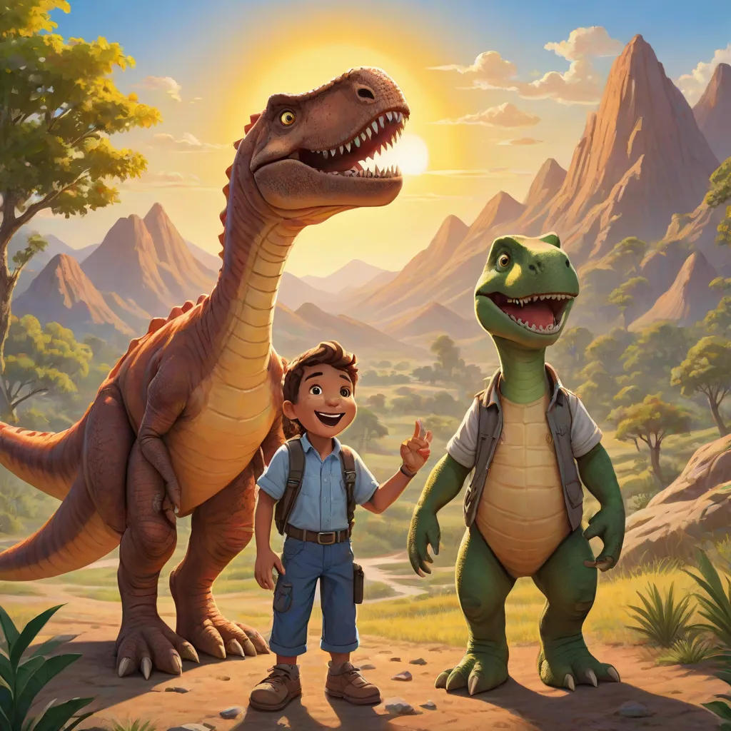 A Dinosaur Named Dino and His New Friend Jeremiah