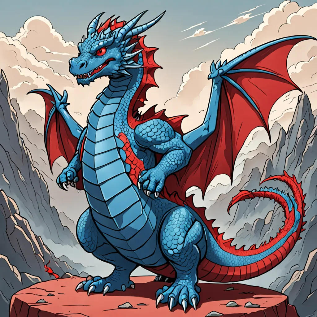 The Little Blue Dragon
