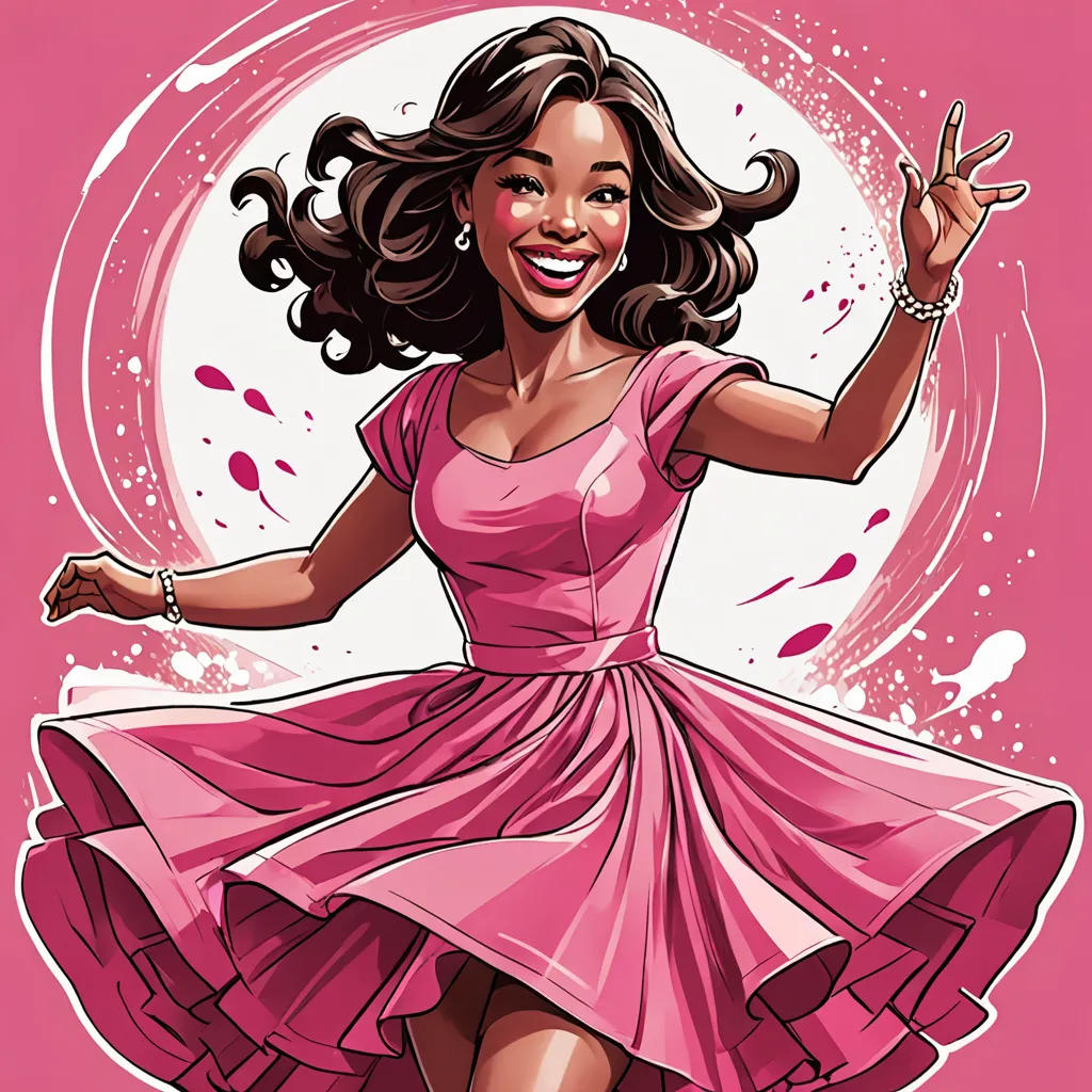 The Twirling Pink Dress