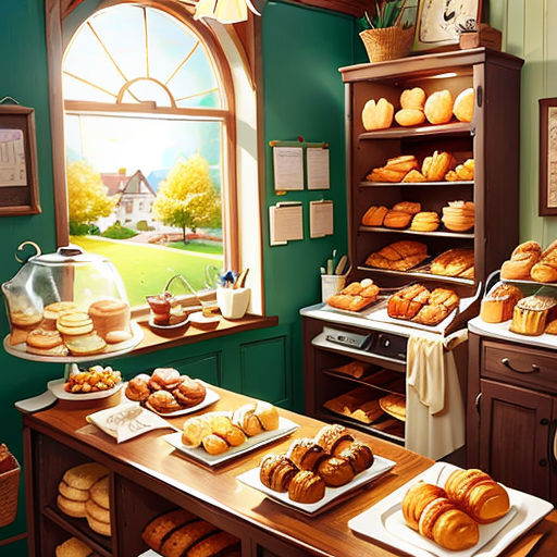 🧁☕️Bakery backgrounds in anime🧁☕️ | Anime Amino