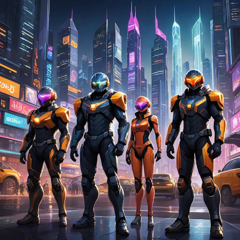 The Techno-Guardians of Sparkle City