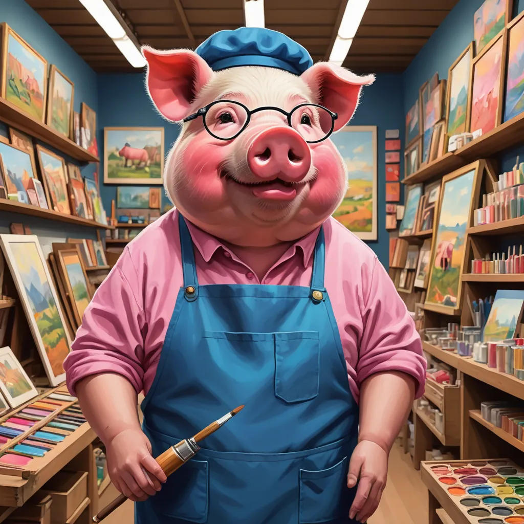 Pig-casso's Artful Adventure