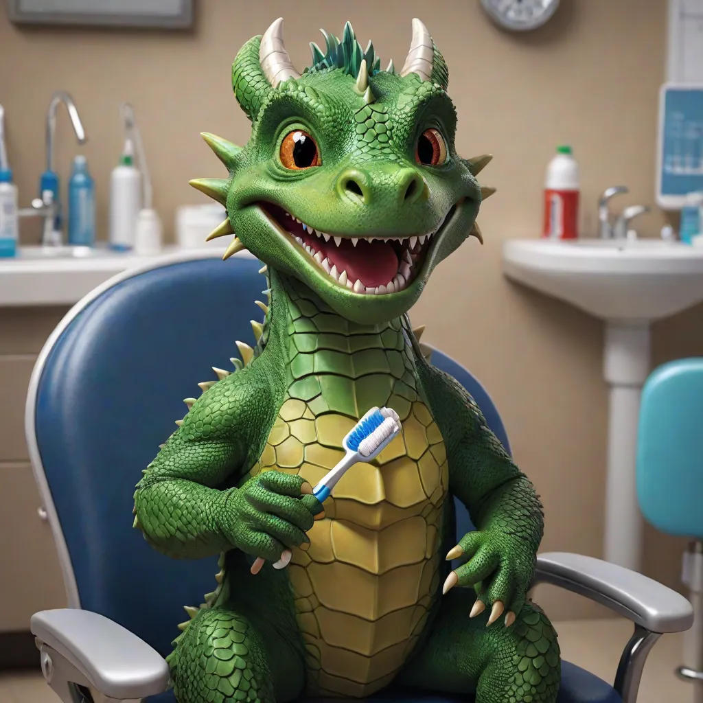 The Toothless Terror: A Dragon's Dental Dilemma