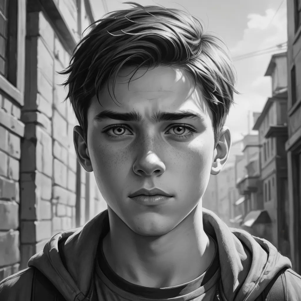 a man with a hoodie on standing in front of a building with a clock on it's face, photorealism, an ultrafine detailed painting, Aaron Jasinski, stanley artgerm lau